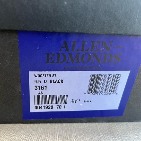 Allen Edmonds Black loafers 9.5
